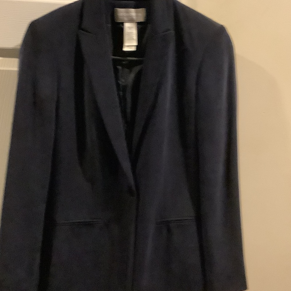 Liz Claiborne Navy blue silk Blazer‎
